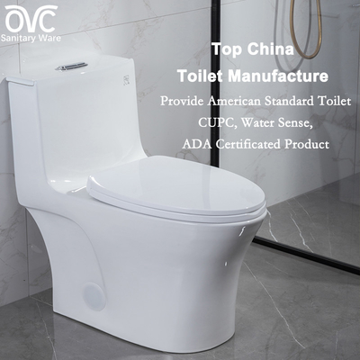 Odm โถสุขภัณฑ์ทรงยาวแบบ Dual Flush มีรูด้านข้าง American Standard