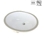 ห้องน้ำ Ada สีขาวทันสมัยอ่างล้างหน้า Undermount Trough Oval Ceramic 15 นิ้ว