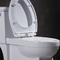 โถสุขภัณฑ์แบบมีกระโปรงยาว One Piece 1.6 Gpf Siphonic Flushing Toilet สีขาว