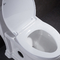 โถสุขภัณฑ์แบบมีกระโปรงยาว One Piece 1.6 Gpf Siphonic Flushing Toilet สีขาว