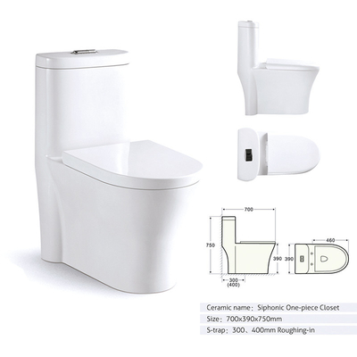 สุขภัณฑ์สูง 19 นิ้ว Ada Comfort ยาว One Piece Bathroom Ceramic