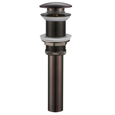 Sink Push Pop Up Drain Stopper 1 1/4&quot; อุปกรณ์ระบายน้ำในห้องน้ำพร้อม Overflow