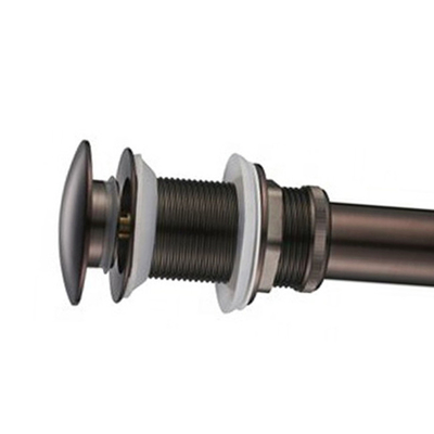 Sink Push Pop Up Drain Stopper 1 1/4&quot; อุปกรณ์ระบายน้ำในห้องน้ำพร้อม Overflow