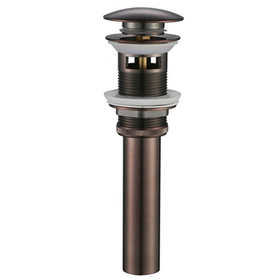Sink Push Pop Up Drain Stopper 1 1/4&quot; อุปกรณ์ระบายน้ำในห้องน้ำพร้อม Overflow